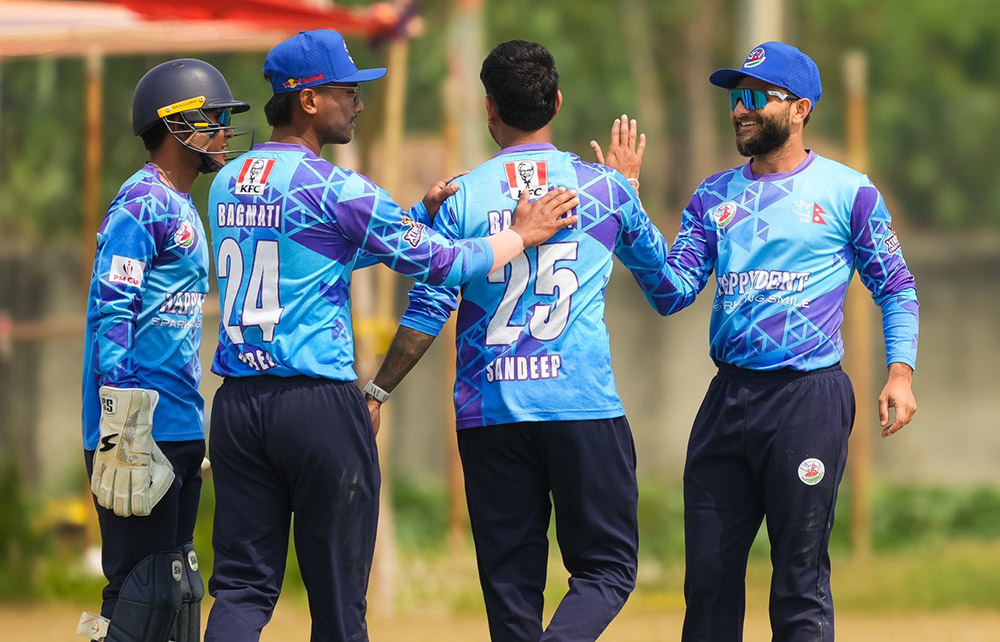 पीएम कप: कोशी प्रदेशमाथि बागमती ७ विकेटले विजयी