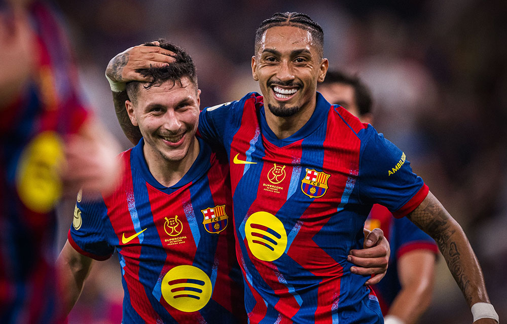 राफिन्हाको ह्याट्रिकमा बार्सिलोना विजयी