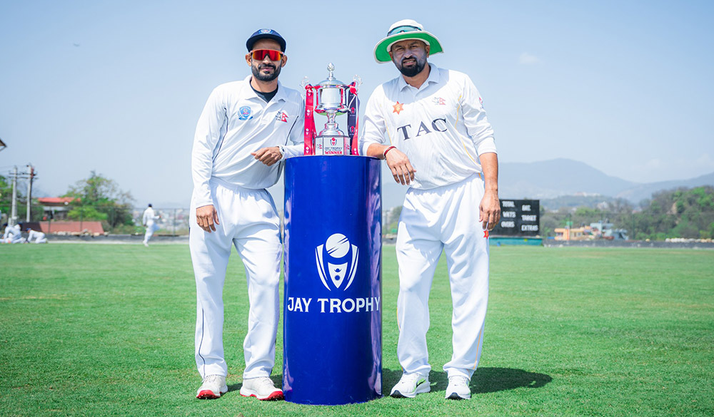 जय ट्रफी फाइनल: आर्मीले पुलिसलाई दियो २२७ रनको लक्ष्य