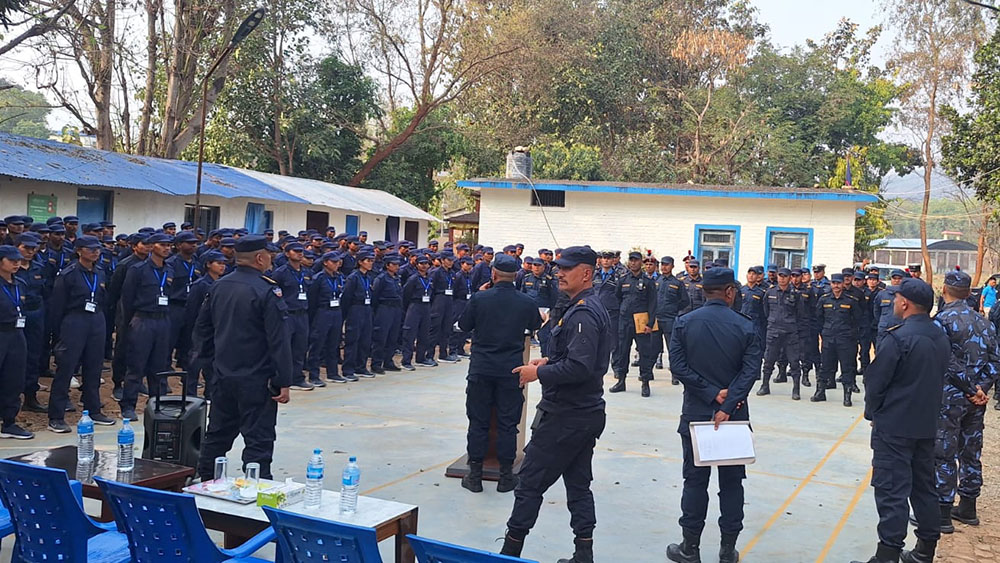 निर्वाचन प्रहरीको बिदाई