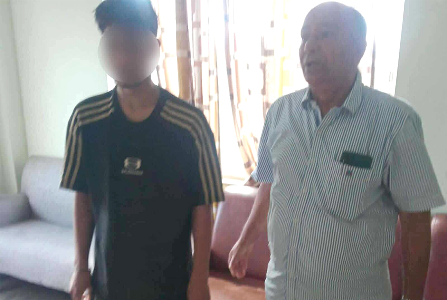 मनोहरा खोलामा हाम फालेका युवकको सकुशल उद्धार