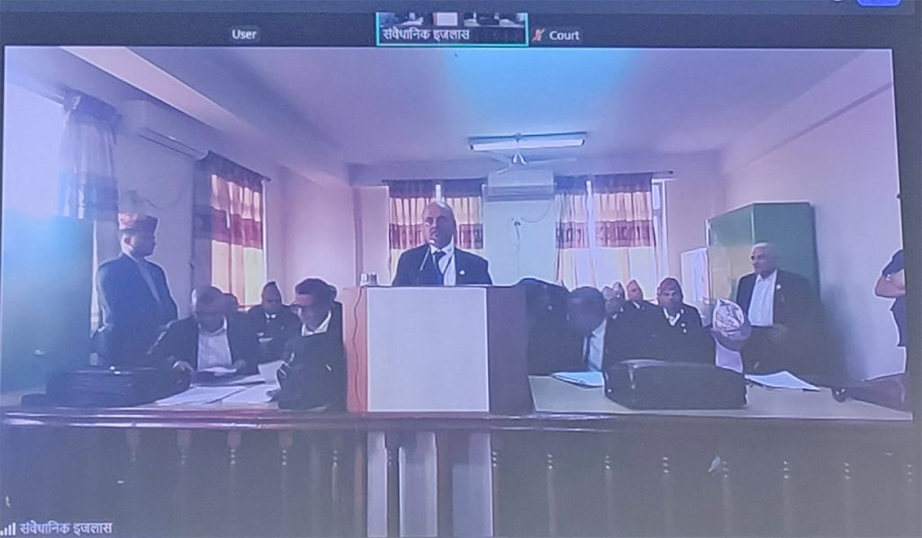 प्रतिनिधिसभा विघटन विरुद्ध सर्वोच्च अदालतमा बहस सुरु