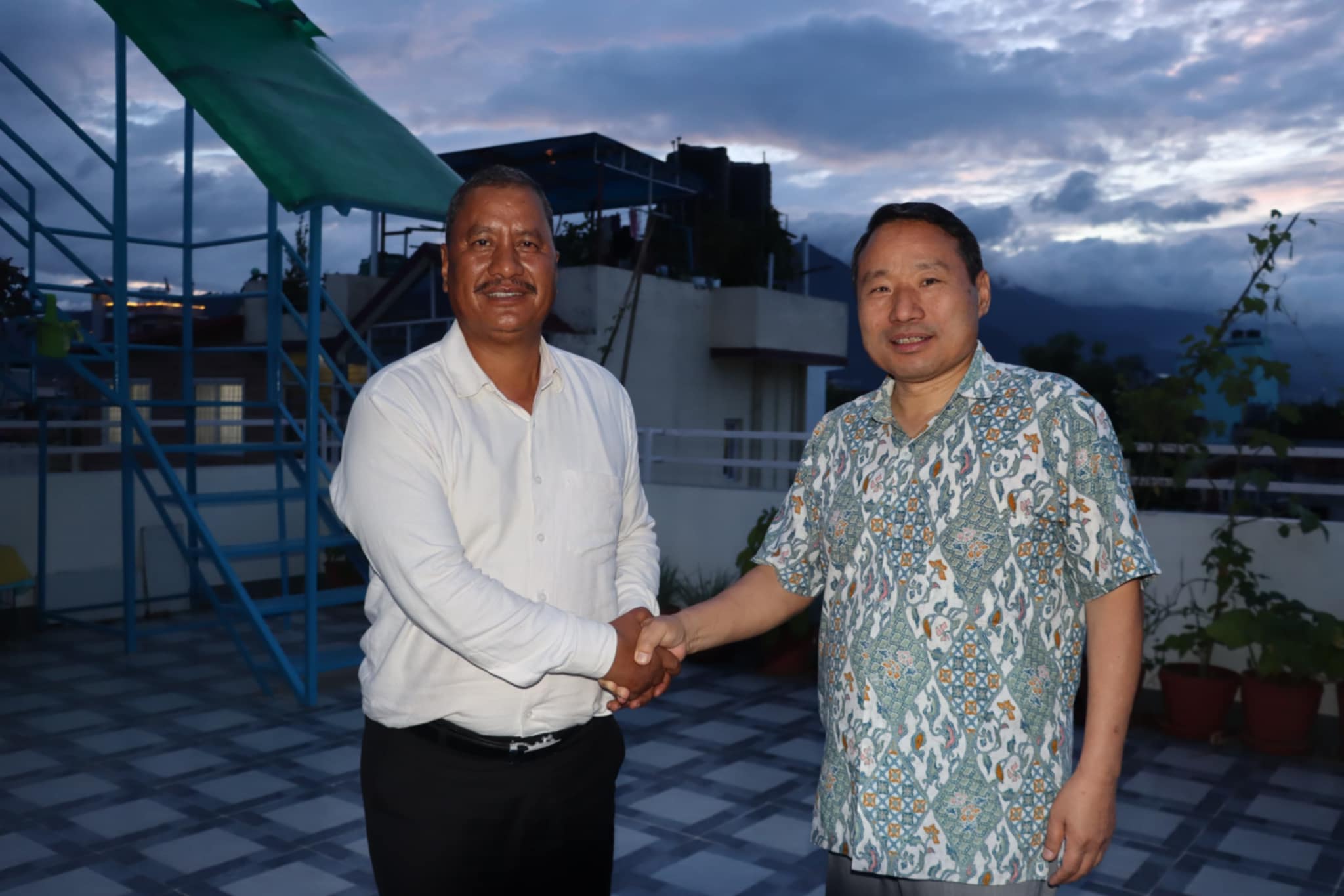 विप्लव र अनन्त बीच भेटवार्ता