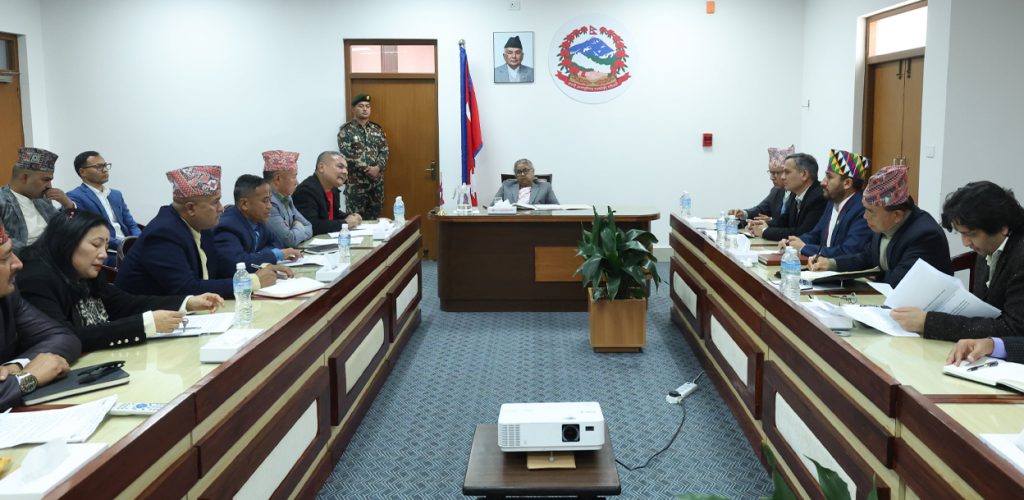 दुर्गा प्रसाईंको समूहसँग प्रधानमन्त्री कार्कीको भेटवार्ता