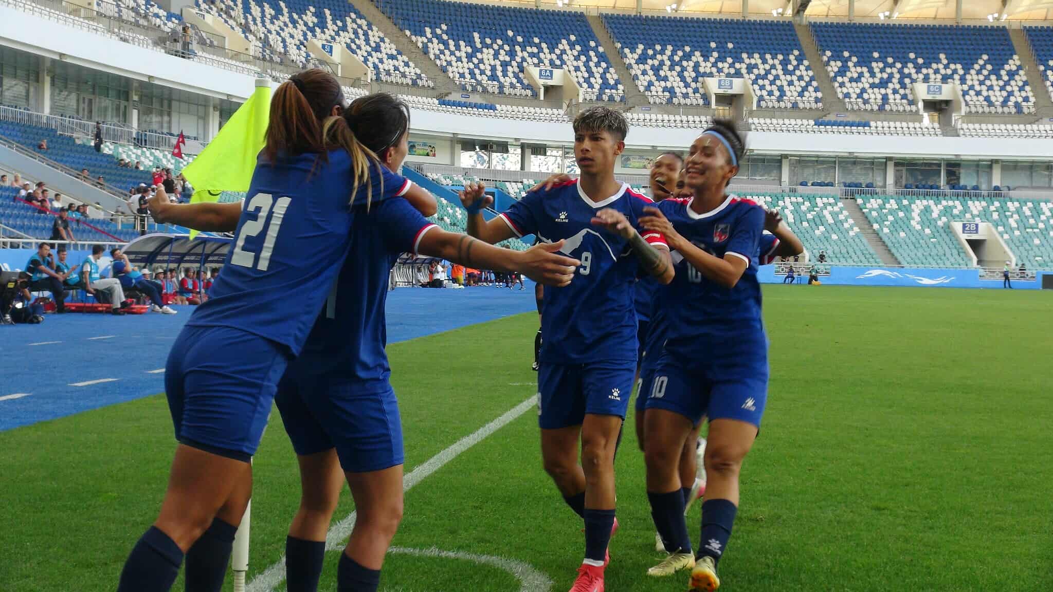 एएफसी महिला एसियन कप छनोट : नेपालले श्रीलंकासँग खेल्दै