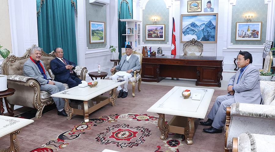 ओली–प्रचण्डको भेटबारे वर्षमान- टीआरसी टुंग्याउने प्रक्रिया सकारात्मक