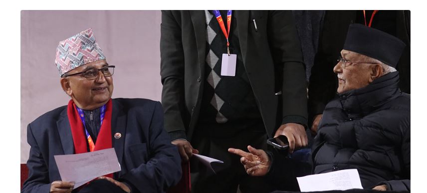 एमाले मतगणना अपडेट : ओली ८४३, पोखरेल २९६