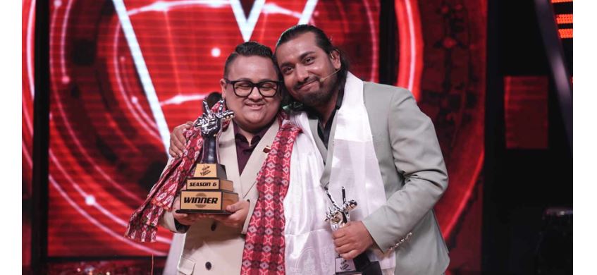 ‘भ्वाइस अफ नेपाल’को छैटौं सिजनको उपाधि धादिङका प्रशेष पाण्डेलाई