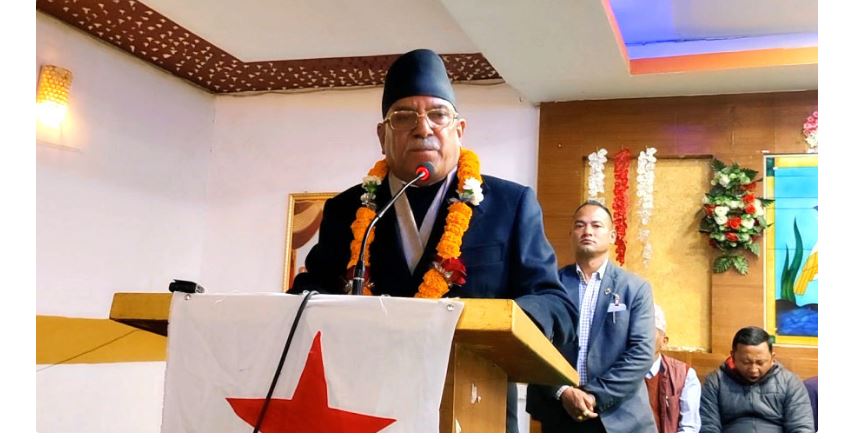 निर्वाचनको माहौल हाम्रो पार्टीको पक्षतिर बढ्दै गएको छ : प्रचण्ड