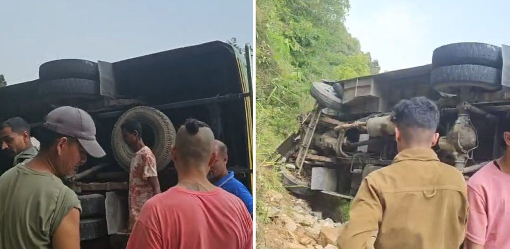 पोखरामा बस दुर्घटना, २२ जना घाइते