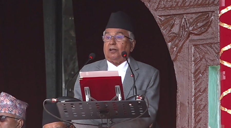 मुलुकलाई निकास दिन निर्वाचन नै उच्चतम विधि : राष्ट्रपति