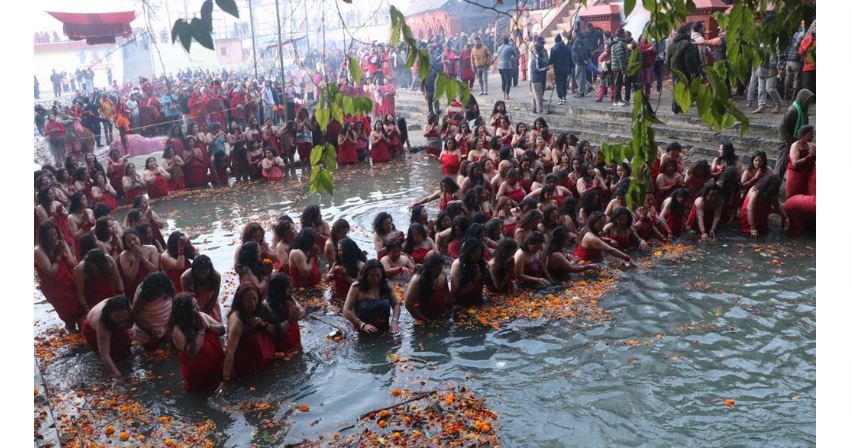 आजदेखि स्वस्थानी व्रत सुरु,शालीनदीमा स्नान गर्नेको घुइँचो