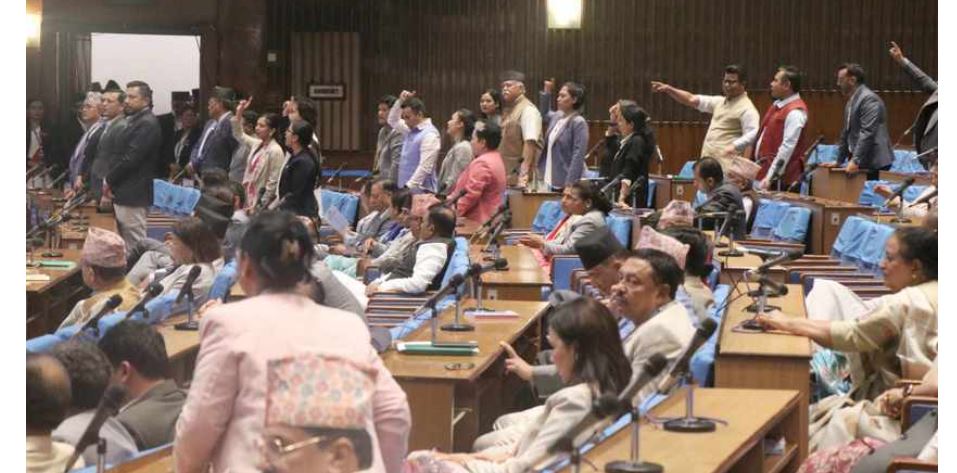 प्रतिनिधिसभा बैठक आइतबारसम्मका लागि स्थगित