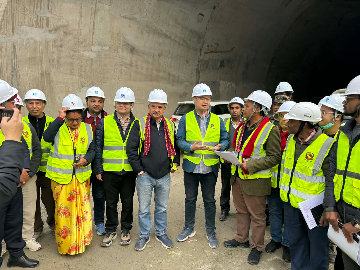 सिद्धबाबा सुरुङ निर्माण ६५ प्रतिशत सम्पन्न