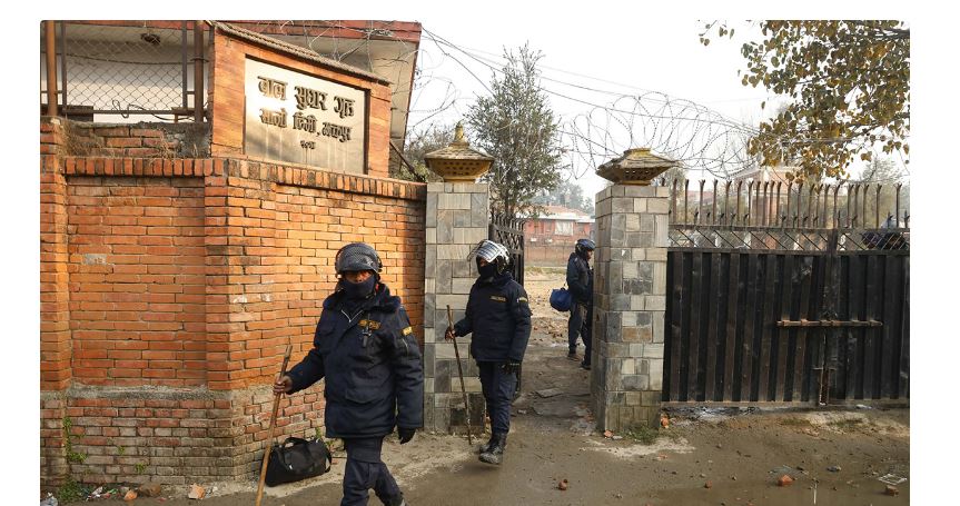 सानोठिमीको बाल सुधार गृहमा झडप र आगजनी, सुरक्षाकर्मी परिचालन