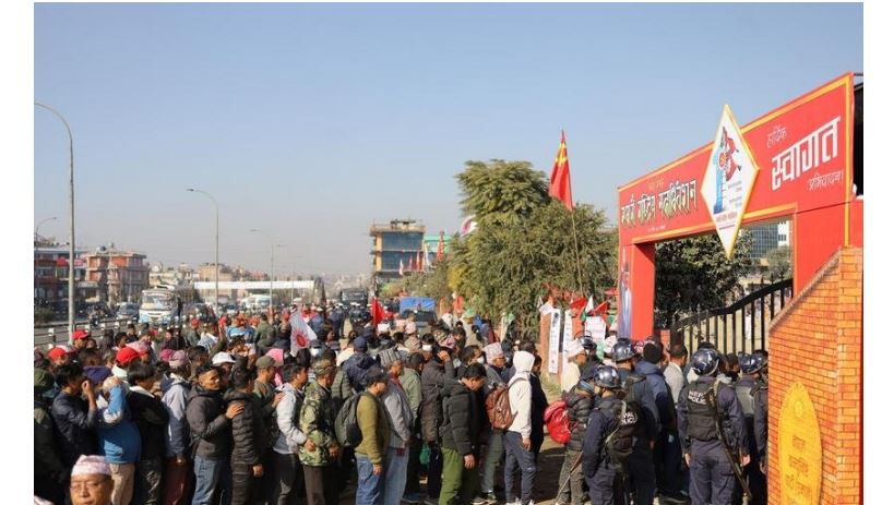 एमाले महाधिवेशनस्थलमा कडा सुरक्षा